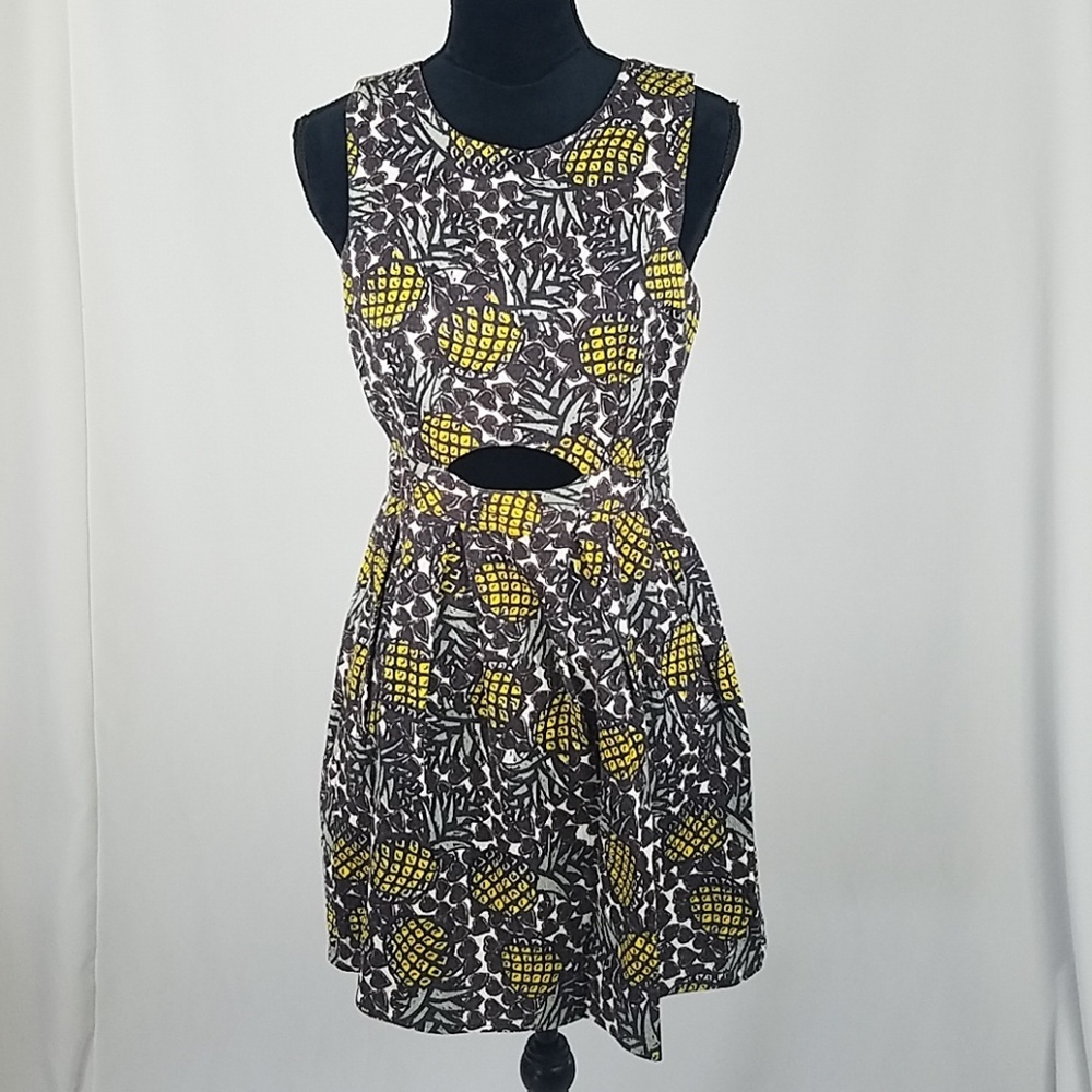 Topshop 6 women fit & flare mini dress sleeveless